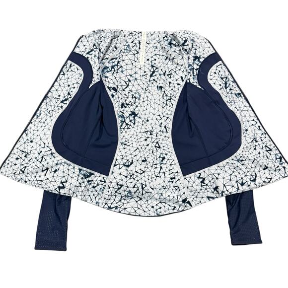 Lululemon Find Your Bliss Reversible Jacket Womens 8 Navy Blue Sporty Athleisure - Picture 9 of 12